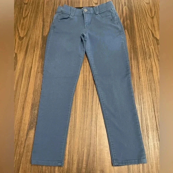 Democracy Blue Ab Technology Tummy Control Panel Mid Rise Ankle Pants Size 2 - Picture 13 of 14